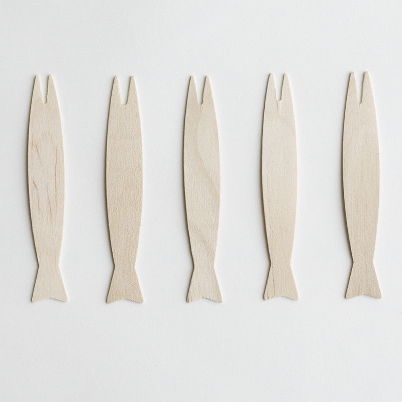 Disposable Fish Cocktail Fork